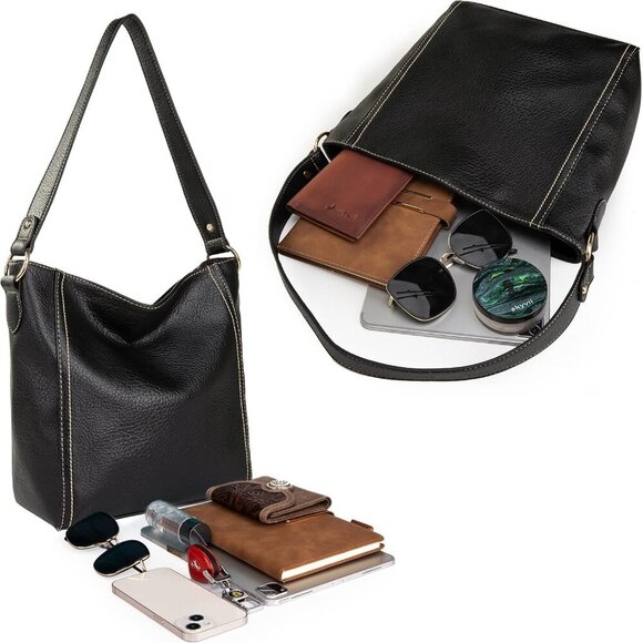 Purse for Women Trendy Soft Shoulder Purses and Handbags Hobo Bags - Picture 3 of 6